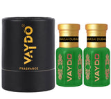 vaydo Perfume Oil Alcohol-free Wasai Dubai Attar 6+6ML for Unisex Pure Natural Fragrance Floral Attar