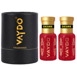 vaydo Perfume Oil Alcohol-free Desire Attar 6+6ML for Unisex Pure Natural Fragrance Floral Attar
