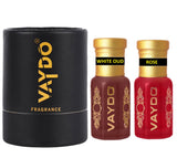 vaydo Perfume Oil Alcohol-free Attar 6+6ML for Unisex Pure Natural Fragrance Floral Attar