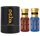 vaydo Perfume Oil Alcohol-free Attar 6+6ML for Unisex Pure Natural Fragrance Floral Attar