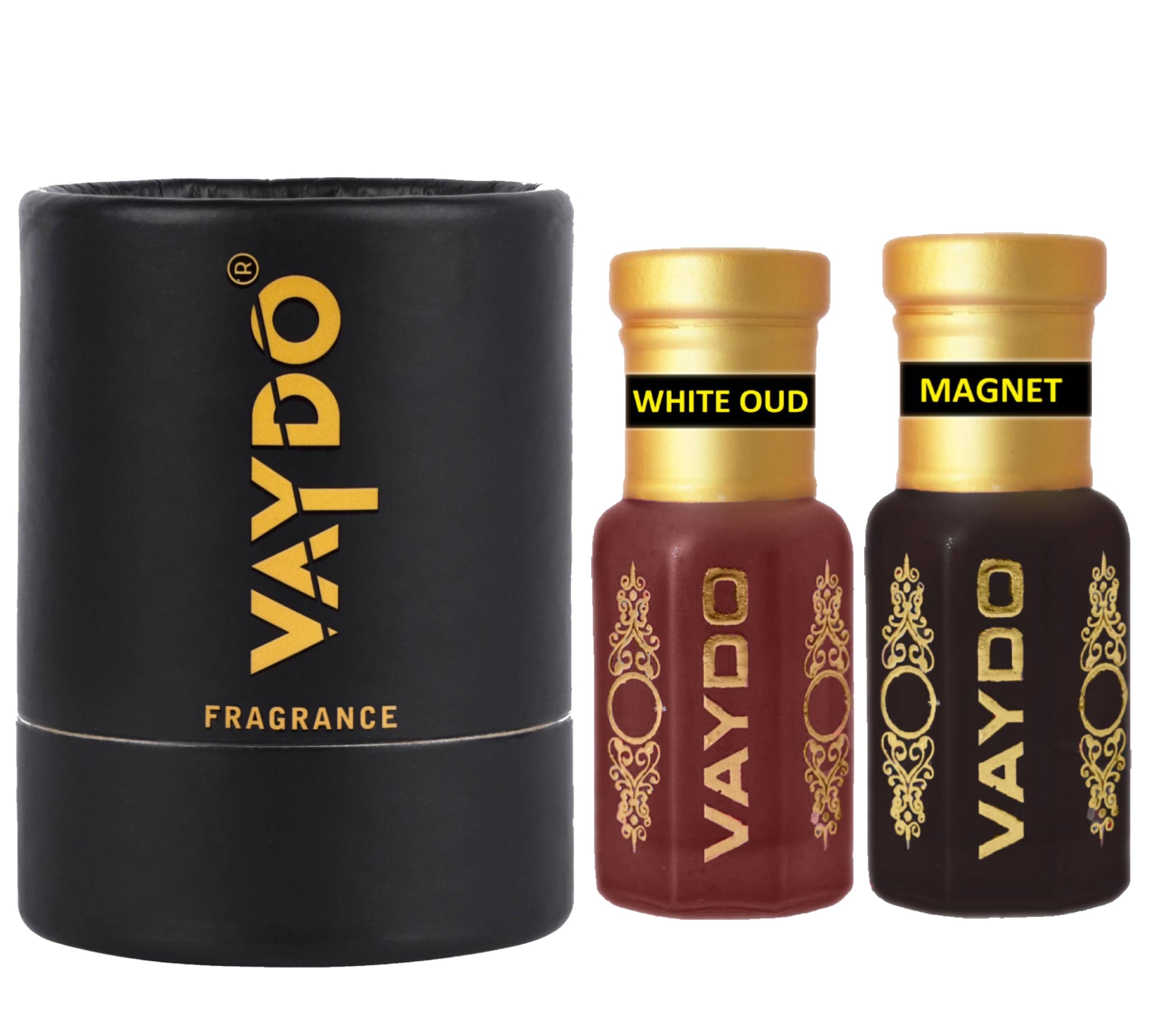 vaydo Perfume Oil Alcohol-free Attar 6+6ML for Unisex Pure Natural Fragrance Floral Attar