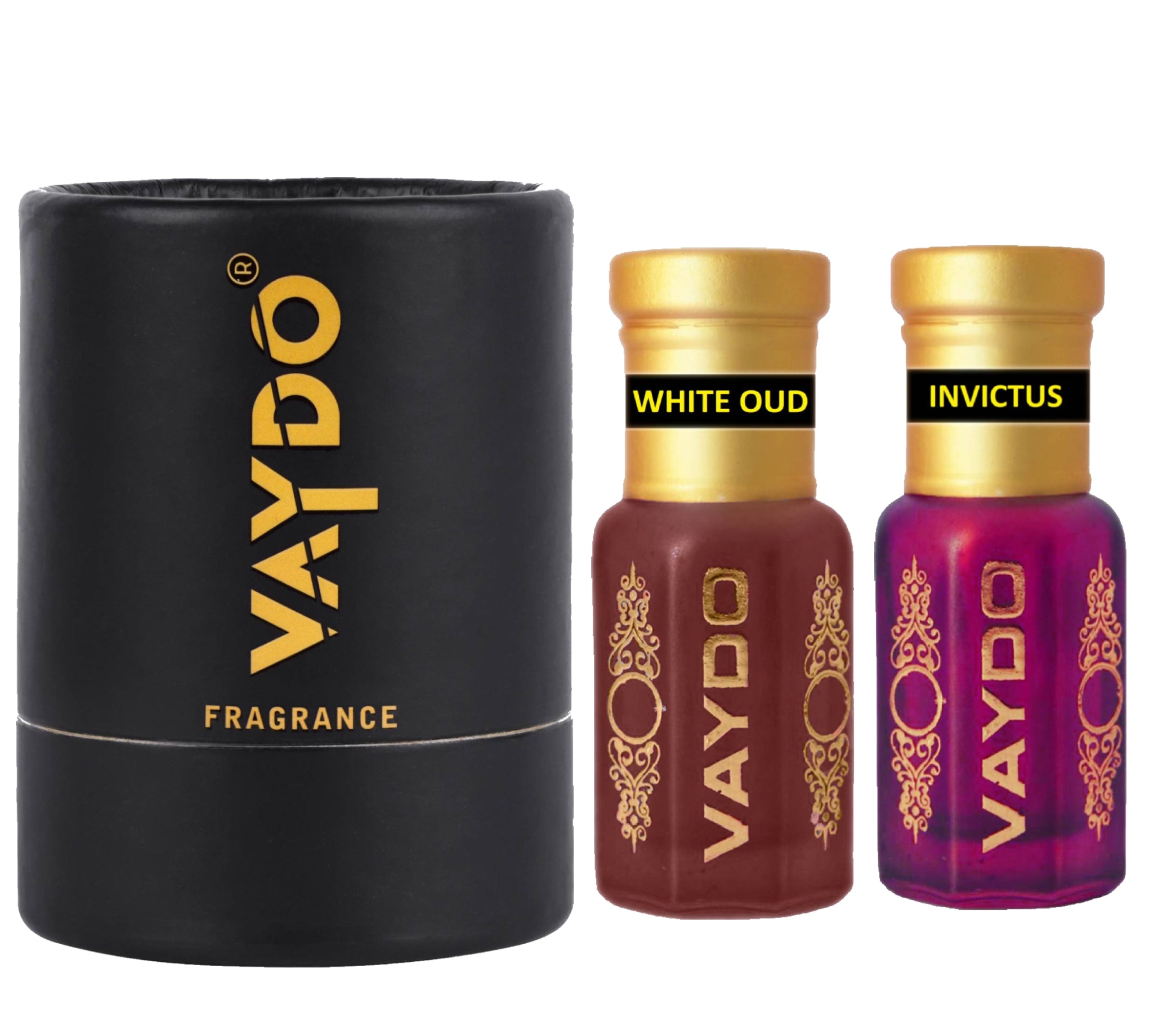 vaydo Perfume Oil Alcohol-free Attar 6+6ML for Unisex Pure Natural Fragrance Floral Attar