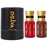 vaydo Perfume Oil Alcohol-free Attar 6+6ML for Unisex Pure Natural Fragrance Floral Attar