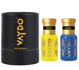 vaydo Perfume Oil Alcohol-free Attar 6+6ML for Unisex Pure Natural Fragrance Floral Attar