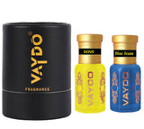 vaydo Perfume Oil Alcohol-free Attar 6+6ML for Unisex Pure Natural Fragrance Floral Attar