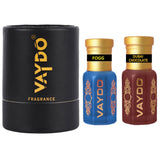 vaydo Perfume Oil Alcohol-free Attar 6+6ML for Unisex Pure Natural Fragrance Floral Attar