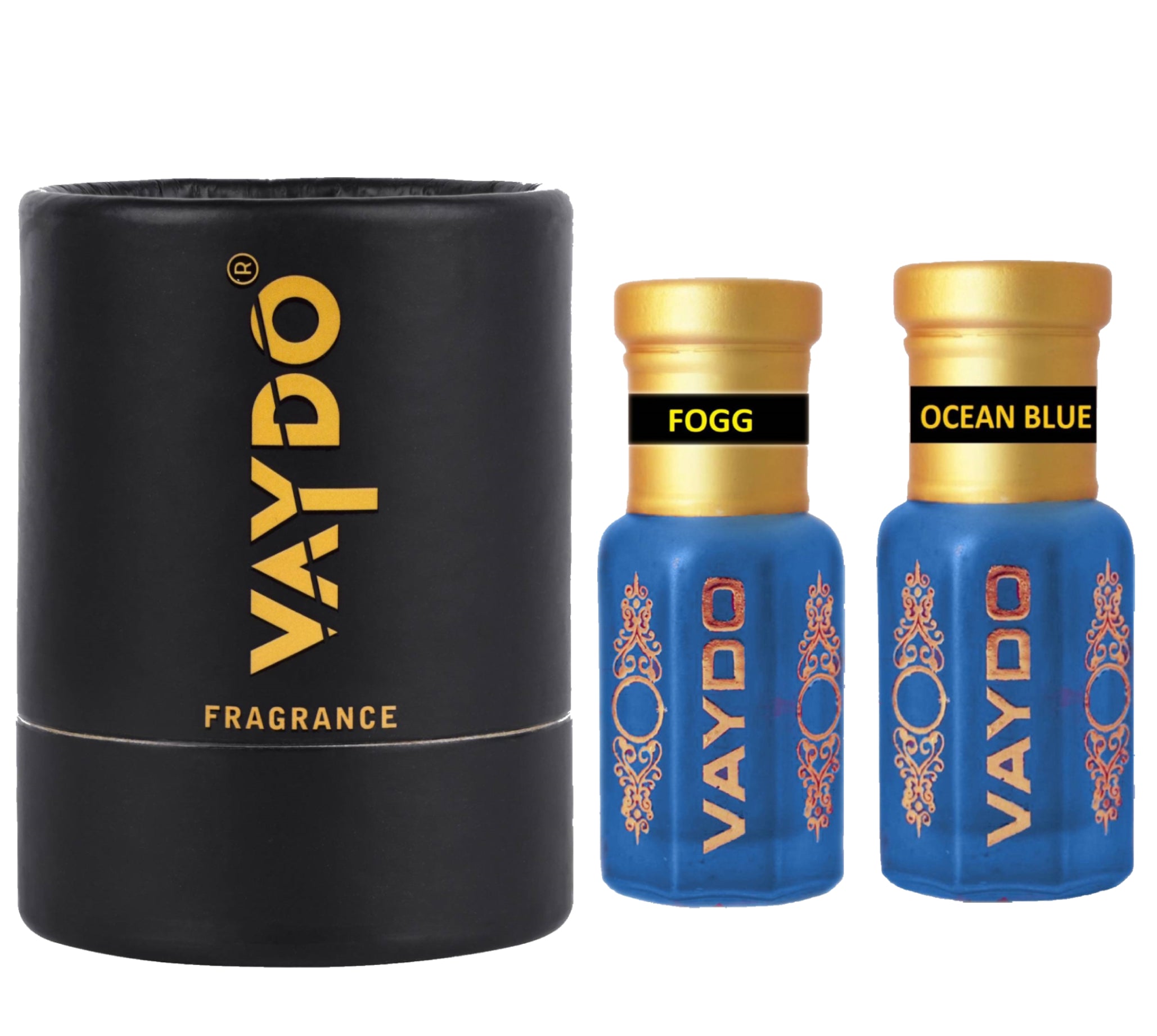 vaydo Perfume Oil Alcohol-free Attar 6+6ML for Unisex Pure Natural Fragrance Floral Attar