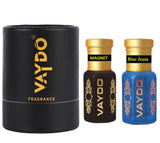 vaydo Perfume Oil Alcohol-free Attar 6+6ML for Unisex Pure Natural Fragrance Floral Attar