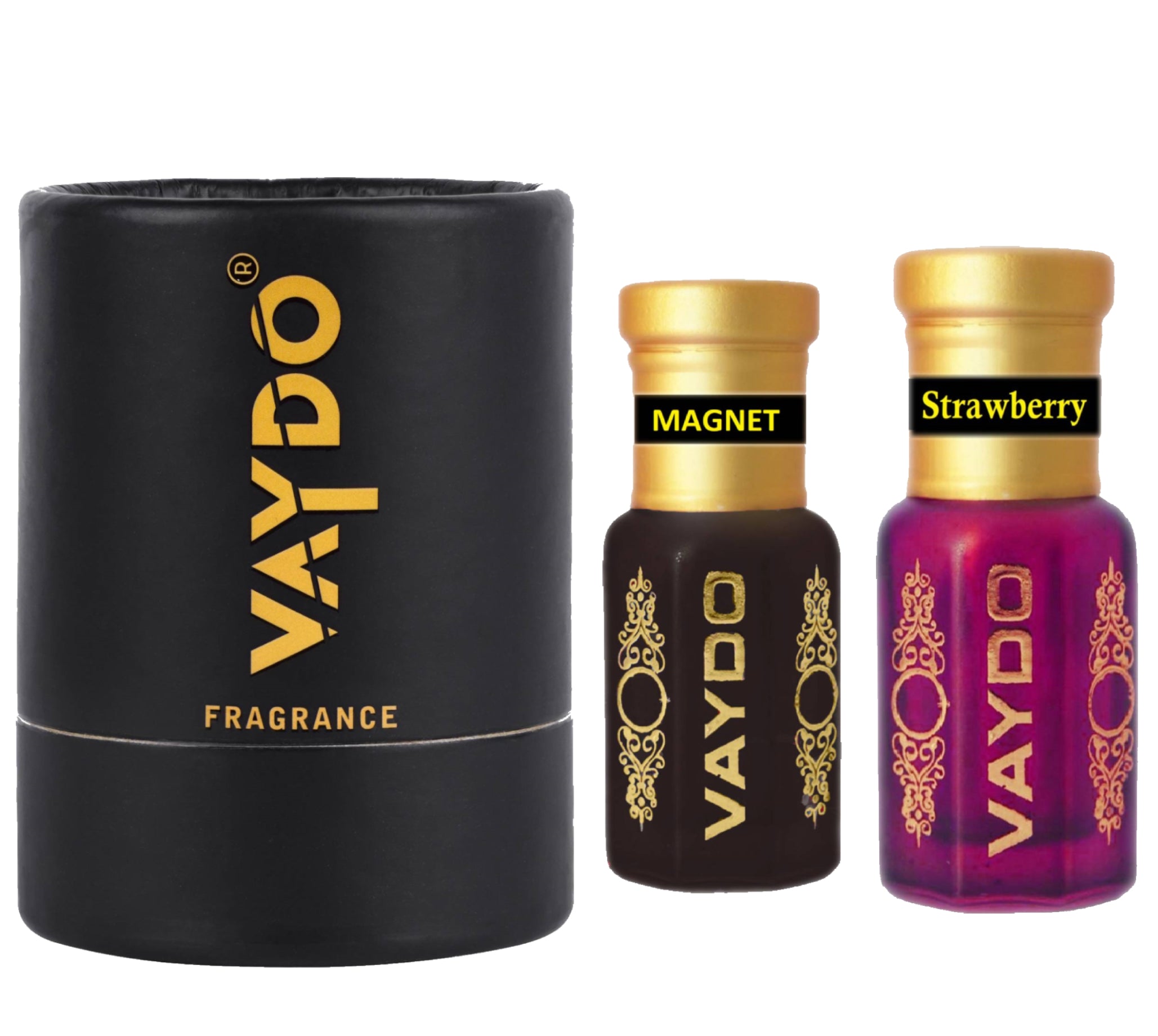 vaydo Perfume Oil Alcohol-free Attar 6+6ML for Unisex Pure Natural Fragrance Floral Attar