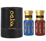 vaydo Perfume Oil Alcohol-free Attar 6+6ML for Unisex Pure Natural Fragrance Floral Attar
