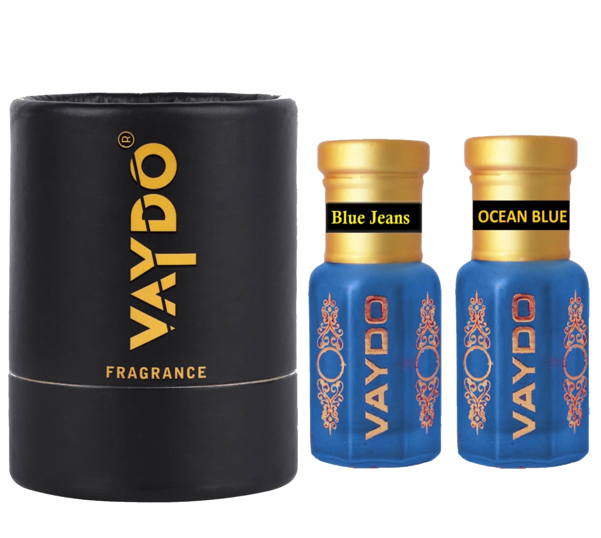 vaydo Perfume Oil Alcohol-free Attar 6+6ML for Unisex Pure Natural Fragrance Floral Attar