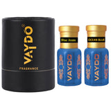 vaydo Perfume Oil Alcohol-free Attar 6+6ML for Unisex Pure Natural Fragrance Floral Attar