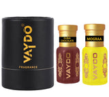 vaydo Perfume Oil Alcohol-free Attar 6+6ML for Unisex Pure Natural Fragrance Floral Attar