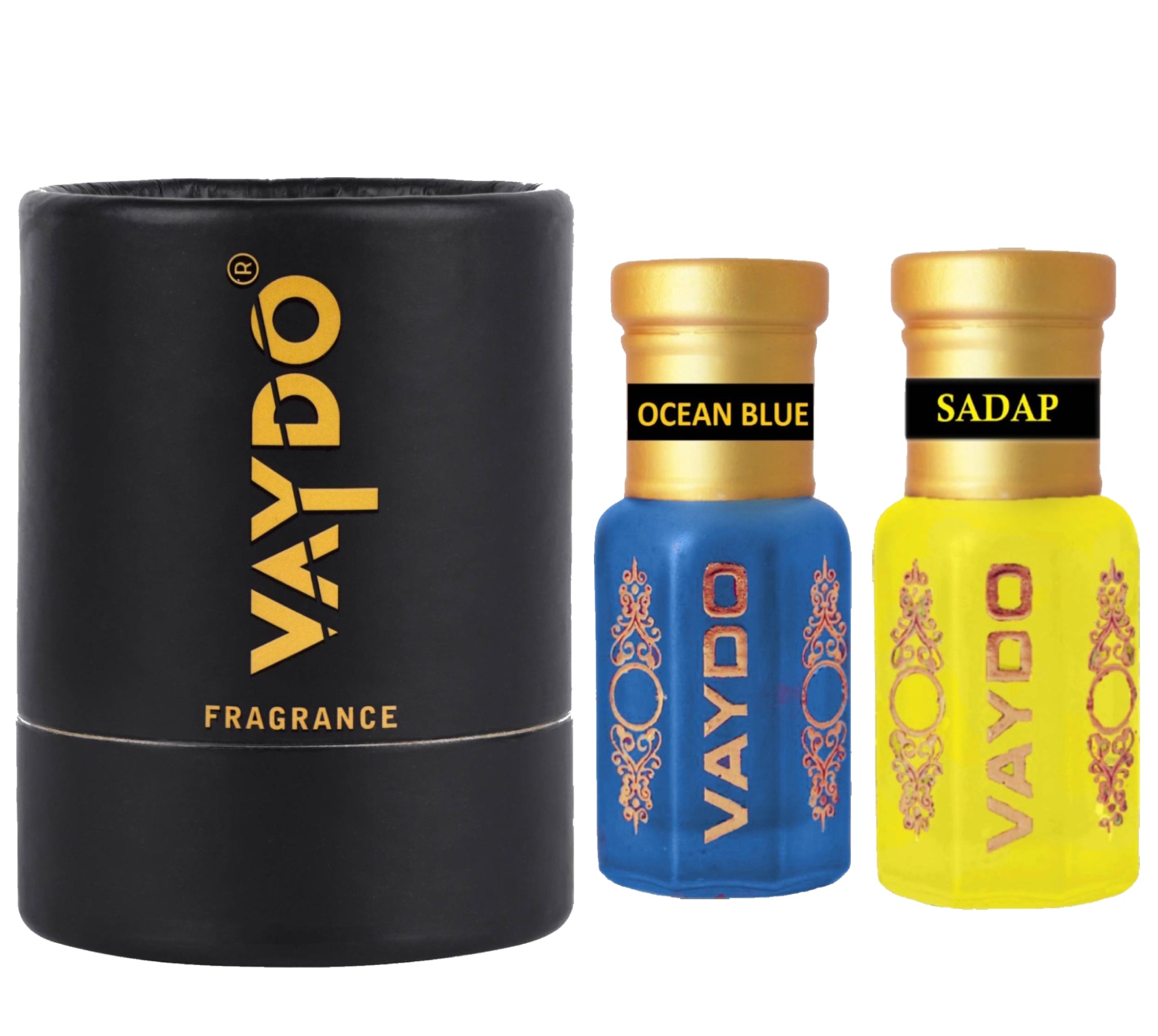 vaydo Perfume Oil Alcohol-free Attar 6+6ML for Unisex Pure Natural Fragrance Floral Attar
