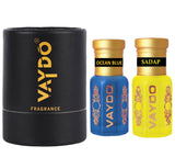 vaydo Perfume Oil Alcohol-free Attar 6+6ML for Unisex Pure Natural Fragrance Floral Attar