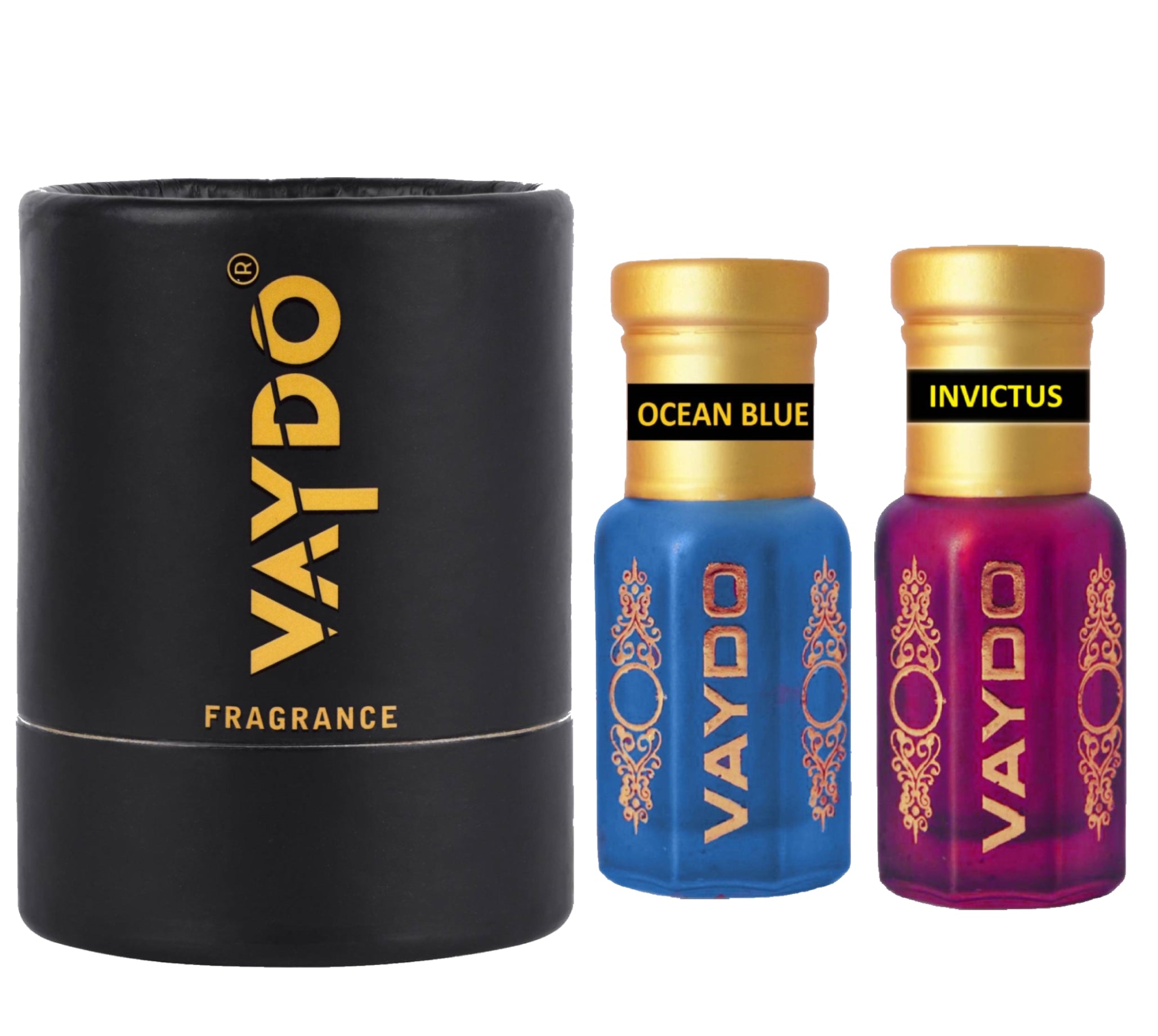 vaydo Perfume Oil Alcohol-free Attar 6+6ML for Unisex Pure Natural Fragrance Floral Attar
