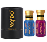 vaydo Perfume Oil Alcohol-free Attar 6+6ML for Unisex Pure Natural Fragrance Floral Attar