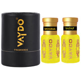 vaydo Perfume Oil Alcohol-free Attar 6+6ML for Unisex Pure Natural Fragrance Floral Attar