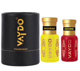 vaydo Perfume Oil Alcohol-free Attar 6+6ML for Unisex Pure Natural Fragrance Floral Attar