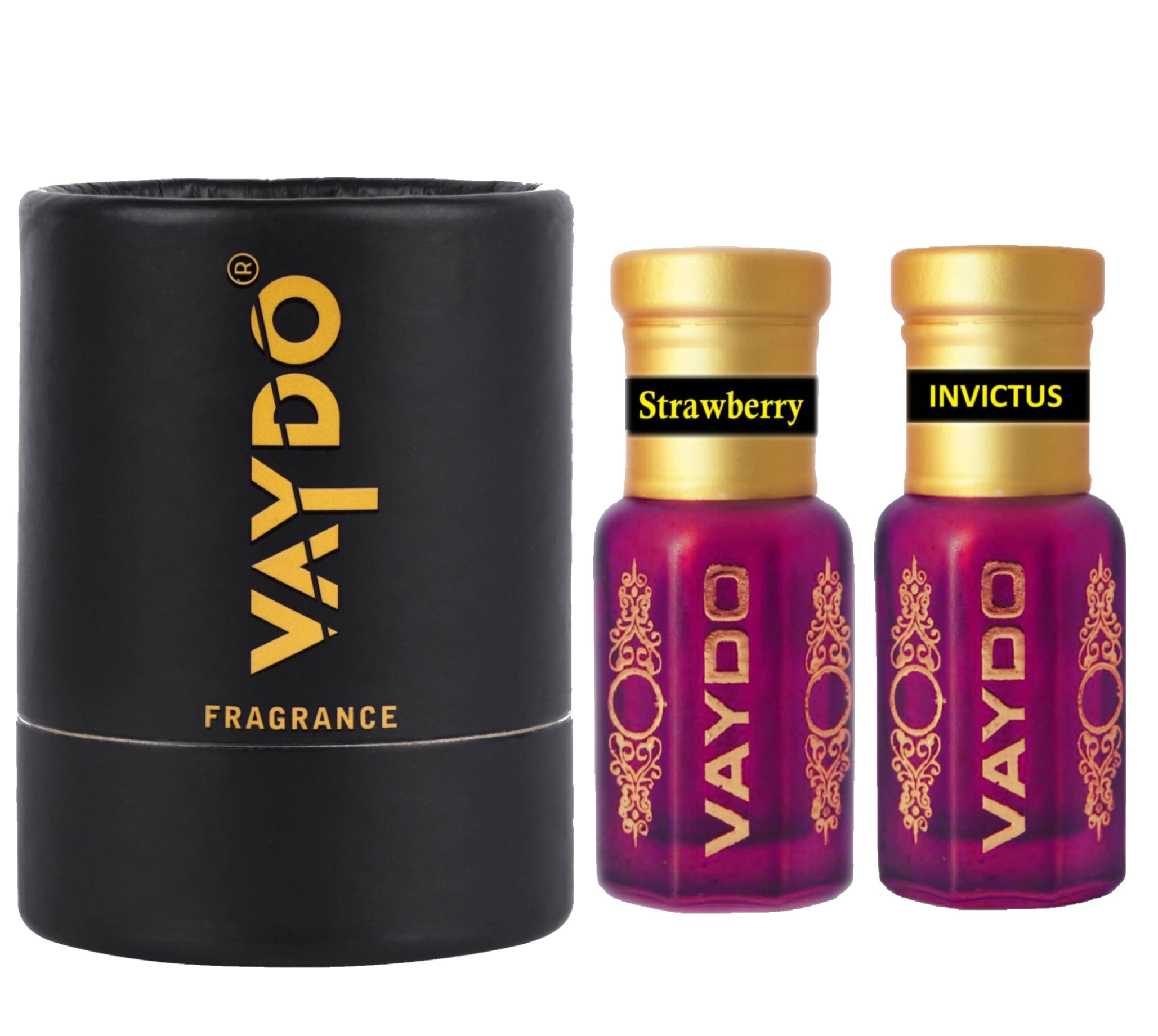 vaydo Perfume Oil Alcohol-free Attar 6+6ML for Unisex Pure Natural Fragrance Floral Attar