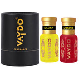 vaydo Perfume Oil Alcohol-free Attar 6+6ML for Unisex Pure Natural Fragrance Floral Attar