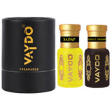 vaydo Perfume Oil Alcohol-free Attar 6+6ML for Unisex Pure Natural Fragrance Floral Attar
