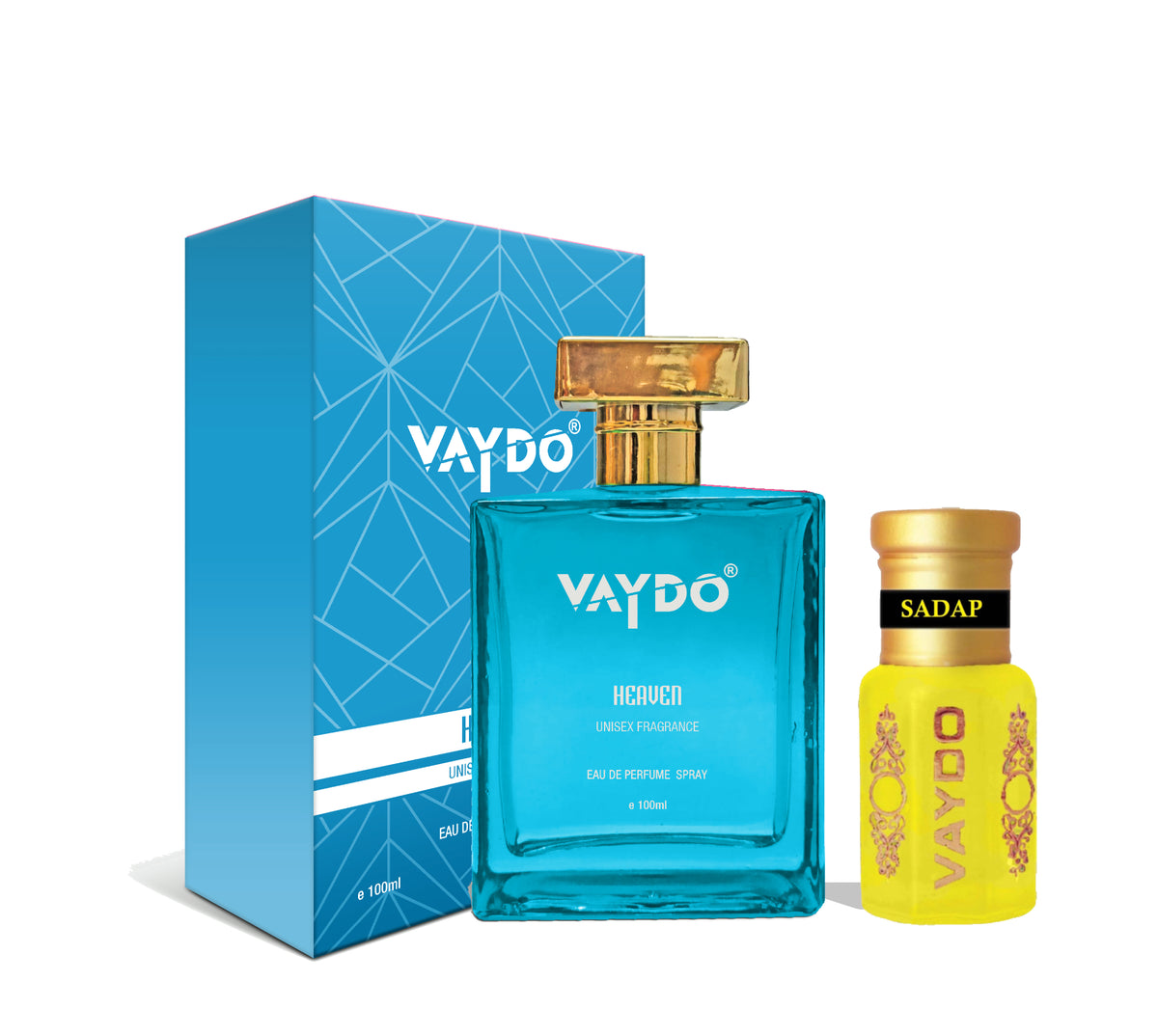 Vaydo Perfume Heaven And Sadap Attar Without Alcohol for Unisex Pure Natural Fragrance