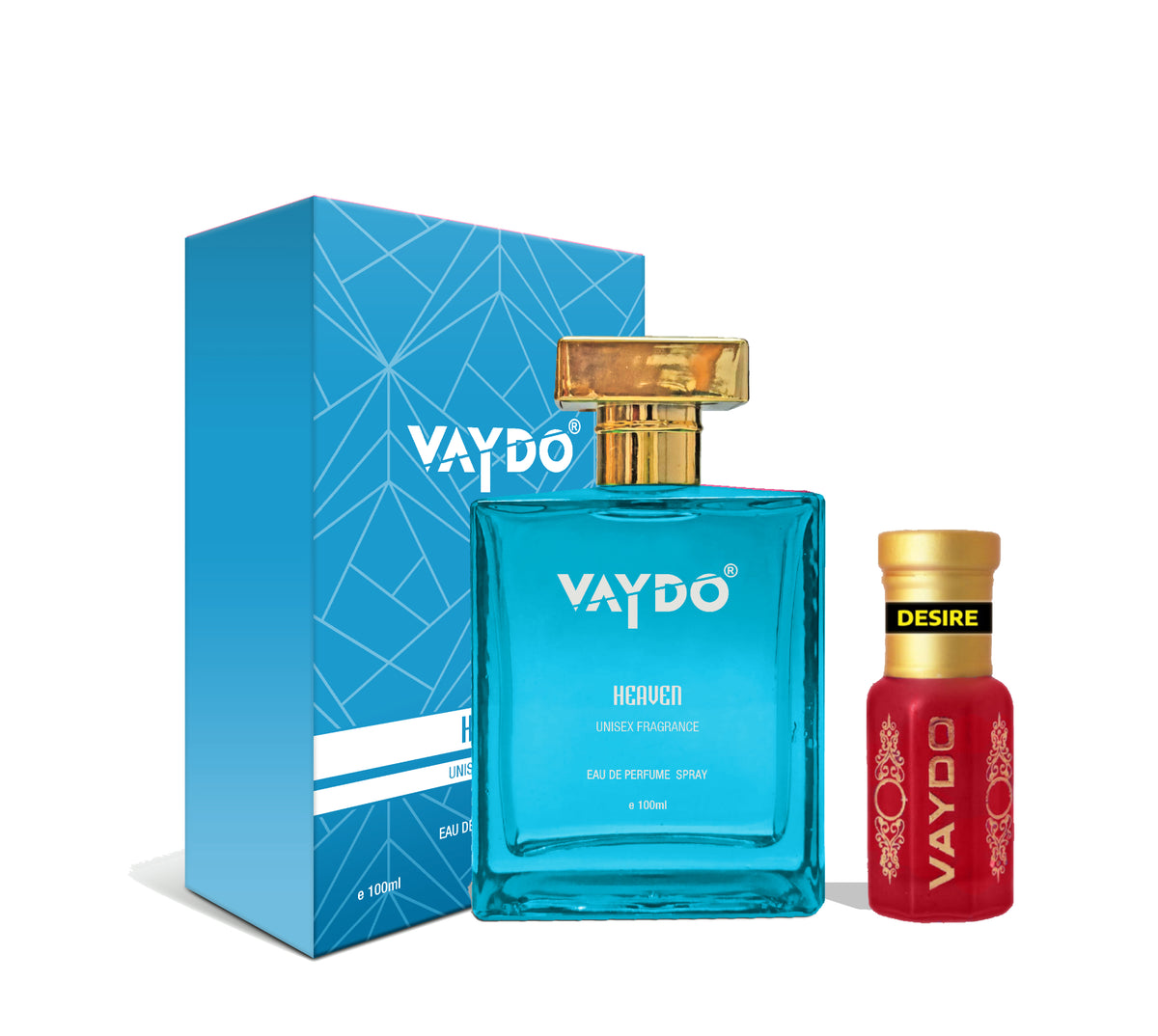 Vaydo Perfume Heaven And Desire Attar Without Alcohol for Unisex Pure Natural Fragrance