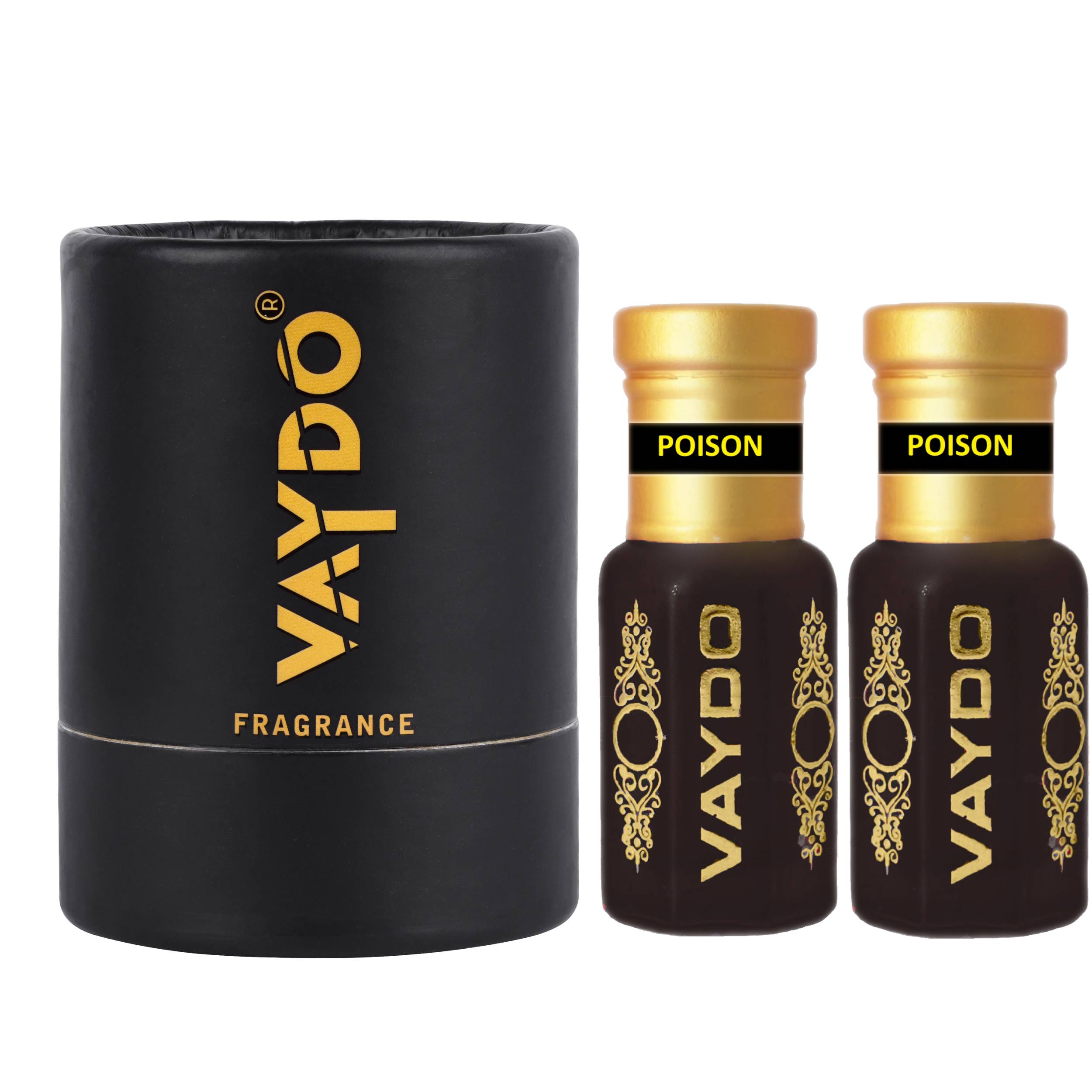 vaydo POISON Perfume Oil Alcohol-free Attar 6ML for Unisex Pure Nutural Fragrance Floral Attar