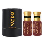 vaydo KASTURI  Perfume Oil Alcohol-free Attar 6ML for Unisex Pure Nutural Fragrance Floral Attar