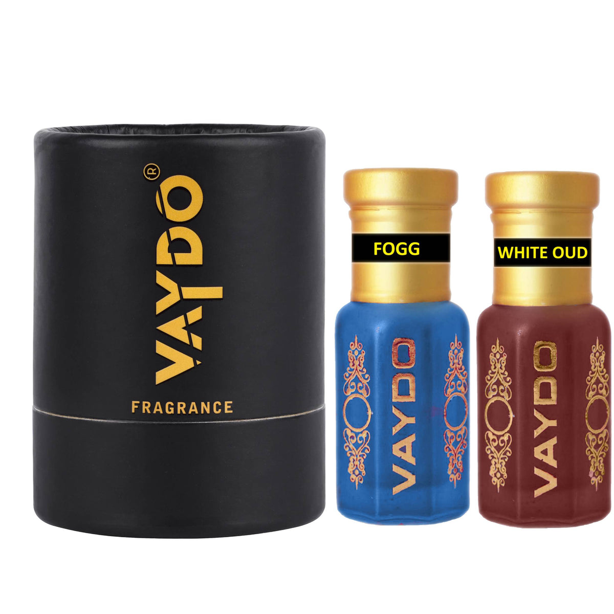vaydo Perfume Oil Alcohol-free Attar 6+6ML for Unisex Pure Nutural Fragrance Floral Attar