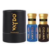 vaydo Perfume Oil Alcohol-free Attar 6+6ML for Unisex Pure Nutural Fragrance Floral Attar