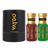 vaydo Perfume Oil Alcohol-free Attar 6+6ML for Unisex Pure Nutural Fragrance Floral Attar
