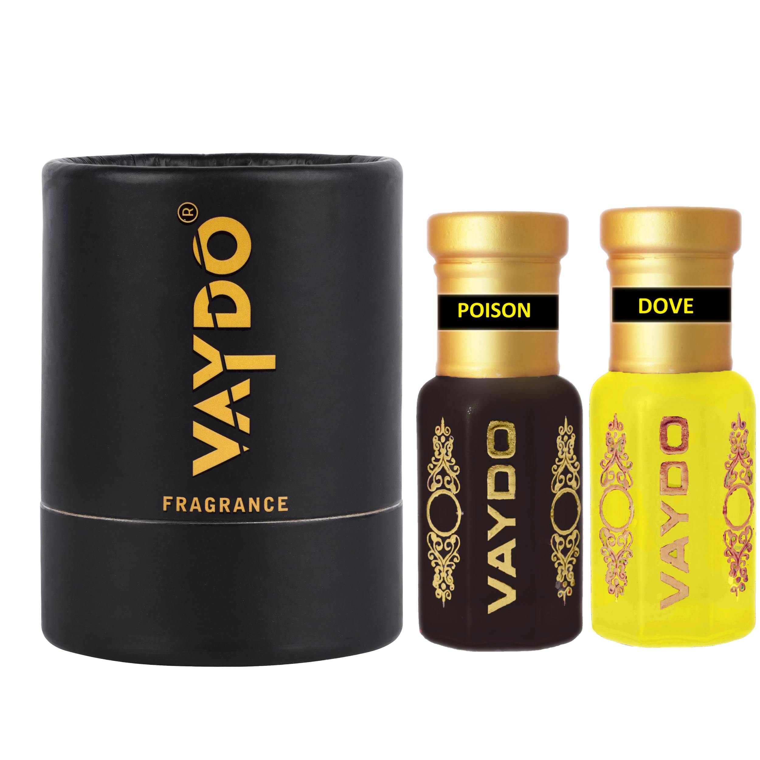 vaydo Perfume Oil Alcohol-free Attar  for Unisex Pure Natural Fragrance Floral Attar