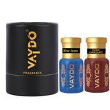 vaydo Perfume Oil Alcohol-free Attar 6+6ML for Unisex Pure Natural Fragrance Floral Attar