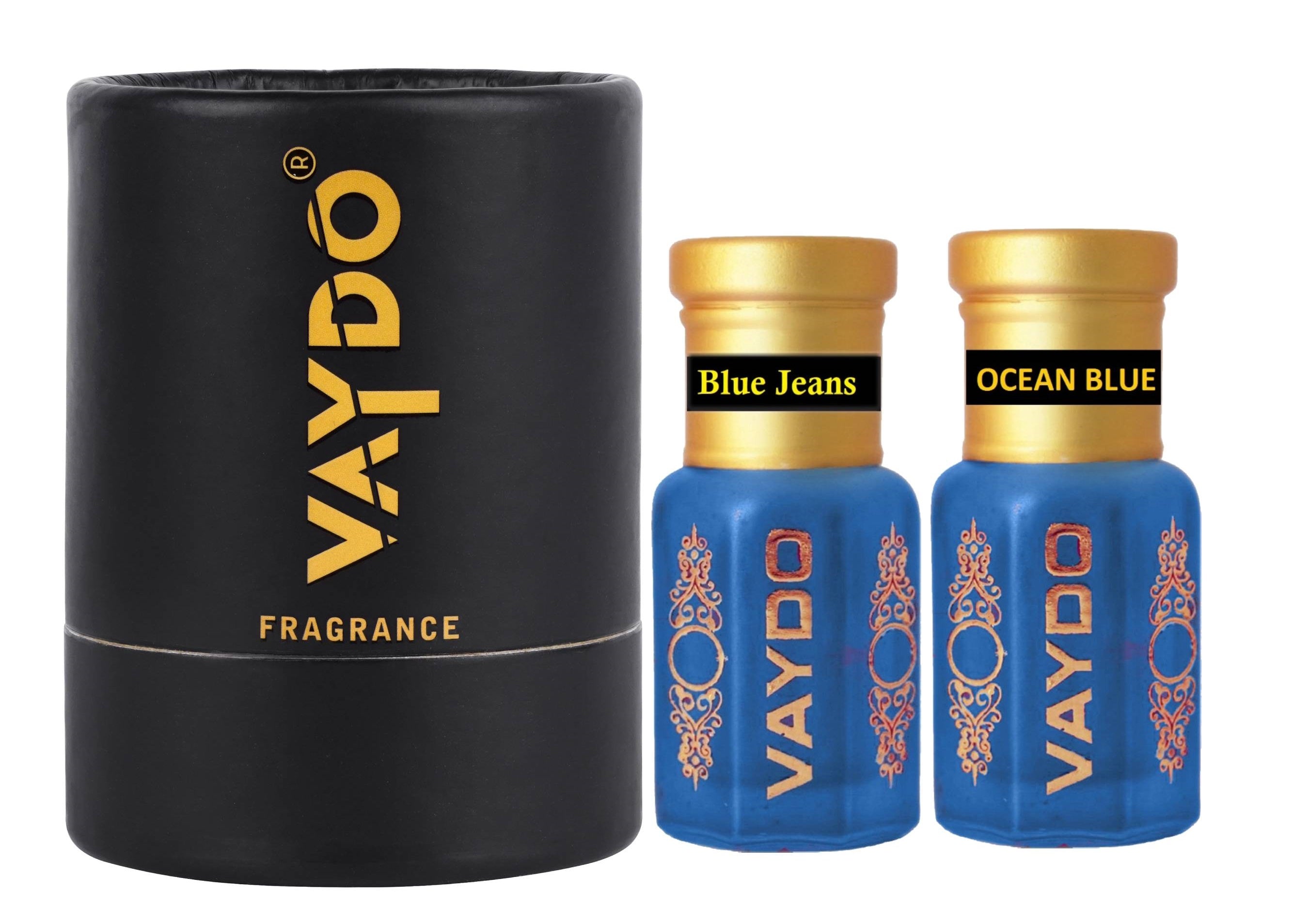 vaydo Perfume Oil Alcohol-free Attar 6+6ML for Unisex Pure Natural Fragrance Floral Attar