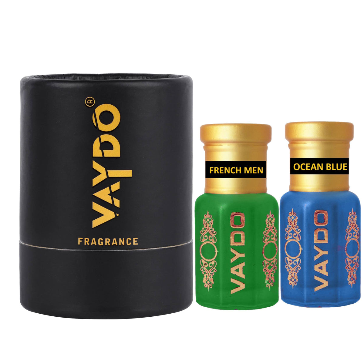 vaydo Perfume Oil Alcohol-free Attar 6+6ML for Unisex Pure Natural Fragrance Floral Attar