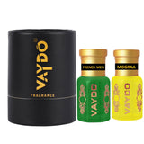 vaydo Perfume Oil Alcohol-free Attar 6+6ML for Unisex Pure Natural Fragrance Floral Attar