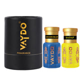 vaydo Perfume Oil Alcohol-free Attar 6+6ML for Unisex Pure Natural Fragrance Floral Attar