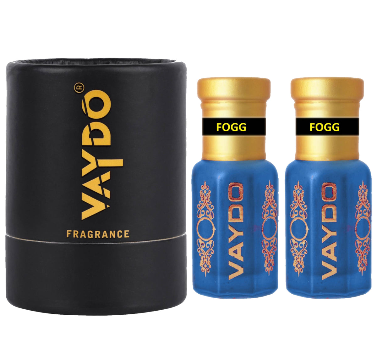 vaydo Perfume Oil Alcohol-free Desire Fogg 6+6ML for Unisex Pure Natural Fragrance Floral Attar