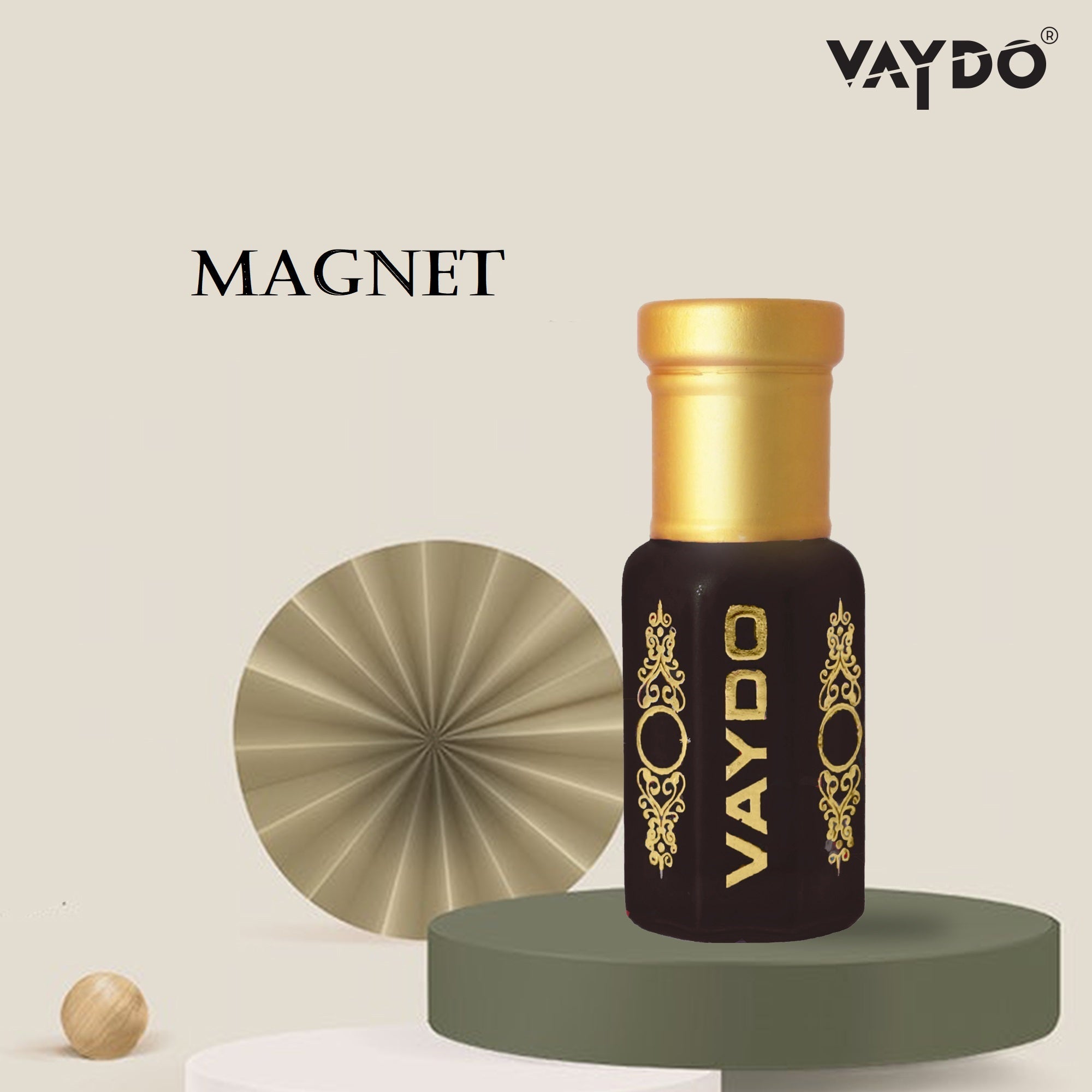 vaydo MAGNET Perfume Oil Alcohol-free Attar 6ML for Unisex Pure Nutural Fragrance Floral Attar