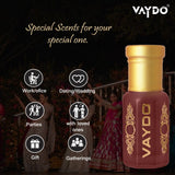 vaydo Luxury DUBAI CHOCOLATE Alcohol Free Long Lasting Roll-On Attar Perfume Gift Set For Unisex