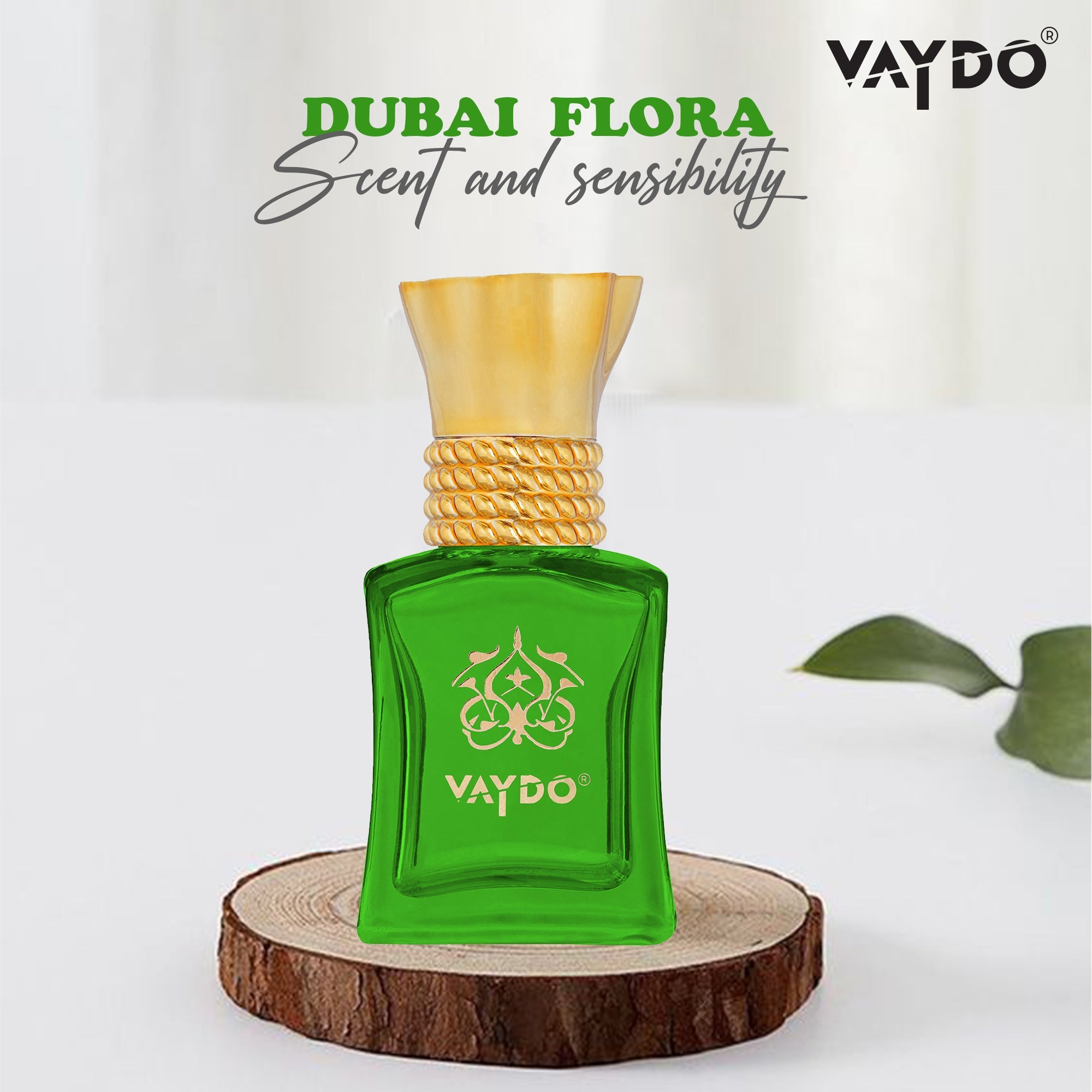 vaydo DUBAI FLORA Perfume Oil Alcohol-free Attar 20ML for Unisex Pure Natural Fragrance Floral Attar