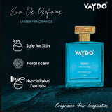 vaydo Heven Unisex Fragrance For Men And Women 12hr Long Lasting No Gas Perfume, Party, Function, Wedding, office, Day & Night Fragrance, Gift pack perfume Eau de Parfum - 100 ml (Copy)