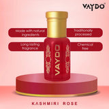 vaydo ROSE Perfume Oil Alcohol-free Attar 6ML for Unisex Pure Nutural Fragrance Floral Attar