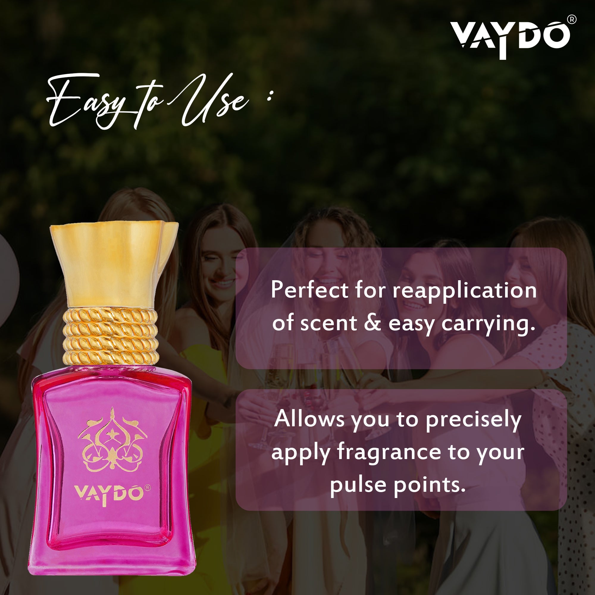 vaydo ROYAL SHANAYA Perfume Oil Alcohol-free Attar 20ML for Unisex Pure Natural Fragrance Floral Attar