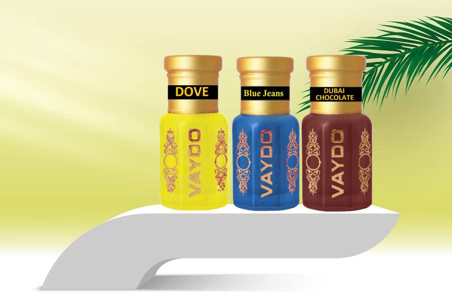 vaydo new attar Luxury Unisex 100% Alcohol Free Long Lasting Attar Perfume for men and women