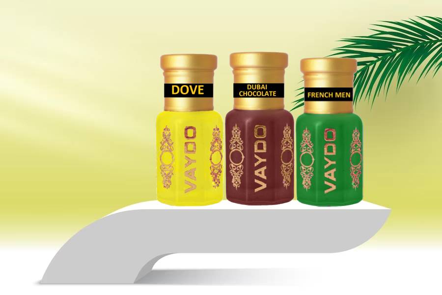 vaydo new attar Luxury Unisex 100% Alcohol Free Long Lasting Attar Perfume for men and women