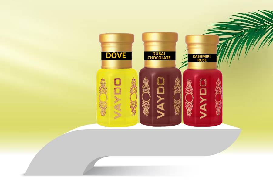 vaydo new attar Luxury Unisex 100% Alcohol Free Long Lasting Attar Perfume for men and women