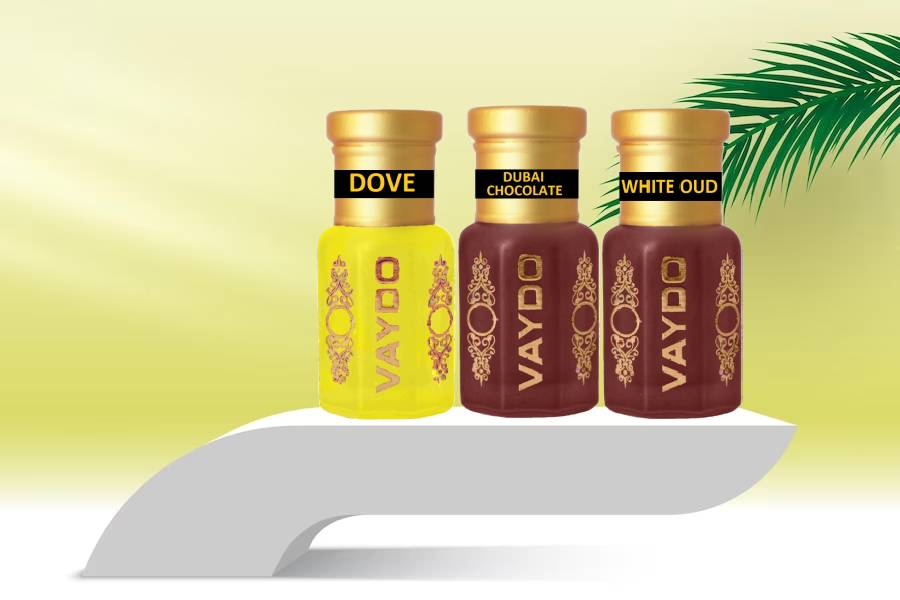 vaydo new attar Luxury Unisex 100% Alcohol Free Long Lasting Attar Perfume for men and women